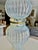 Murano Italian Blue Opalescent Table Lamp For Sale - Image 12 of 16