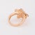 Early 21st Century ​Caresse D’Orchidees Par Cartier Ring Diamond 50 Estate 18k Rose Gold Papers, Size 5.25 For Sale - Image 5 of 7