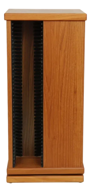 Mid Century Modern Rotating CD Rack