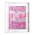Chromatic Passage. V Framed Abstract Shades of Pink and White Painting For Sale