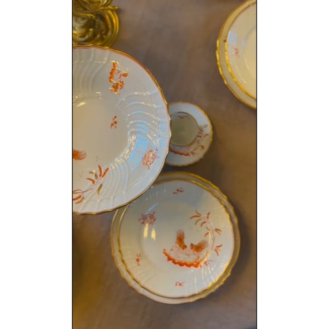 Vintage Galli Rossi Roosters Porcelain Dinner Service by Richard Ginori, 1960s, Set of 86 For Sale - Image 13 of 16