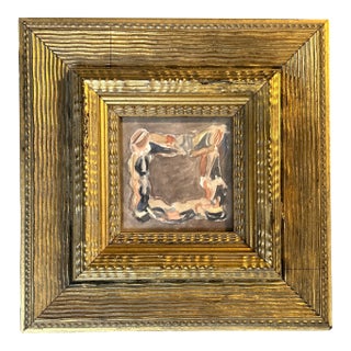 1950’s Original Abstract Expressionist Watercolor Painting For Sale