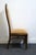 Late 20th Century Bernhardt Furniture Solid Walnut Asian Chinoiserie Style Dining Side Chair For Sale - Image 5 of 9