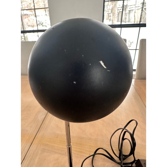 1960s 1960s Lightolier Atomic Desk Expandable Lamp Light Dome Eyeball For Sale - Image 5 of 12