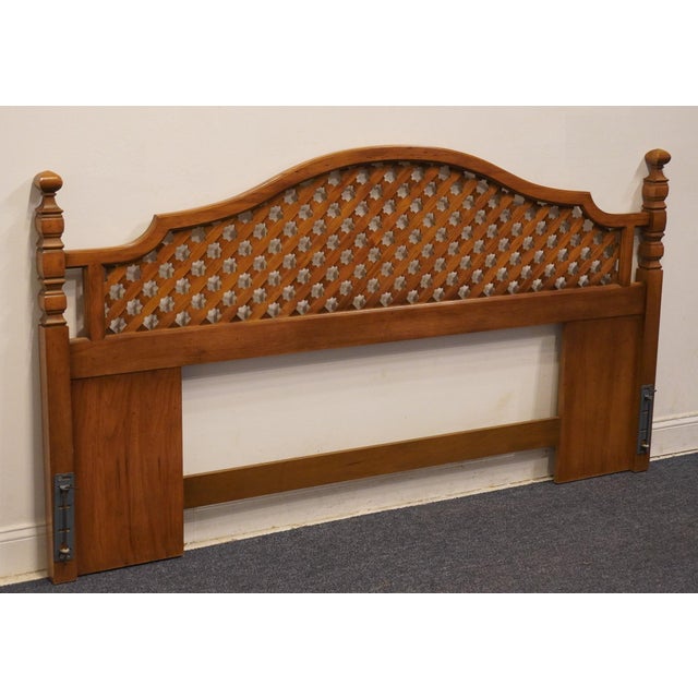 THOMASVILLE FURNITURE Monterey Collection Spanish Mediterranean King Size Lattice Headboard 430-332 42" High 79.5" Wide...