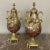 Pair of 19th Century Marble & Bronze Cassolettes make an excellent choice for providing beauty, elegance and symmetry to...