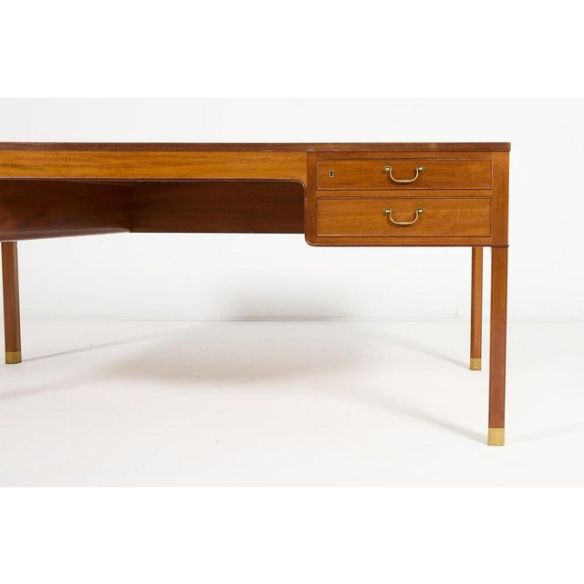 Mid-Century Danish Modern Desk by Jacob Kjaer, 1950s For Sale - Image 6 of 14