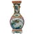 Vintage Chinese Famille Rose Petite Square Baluster Vases With Removable Stands - Pair For Sale - Image 13 of 18