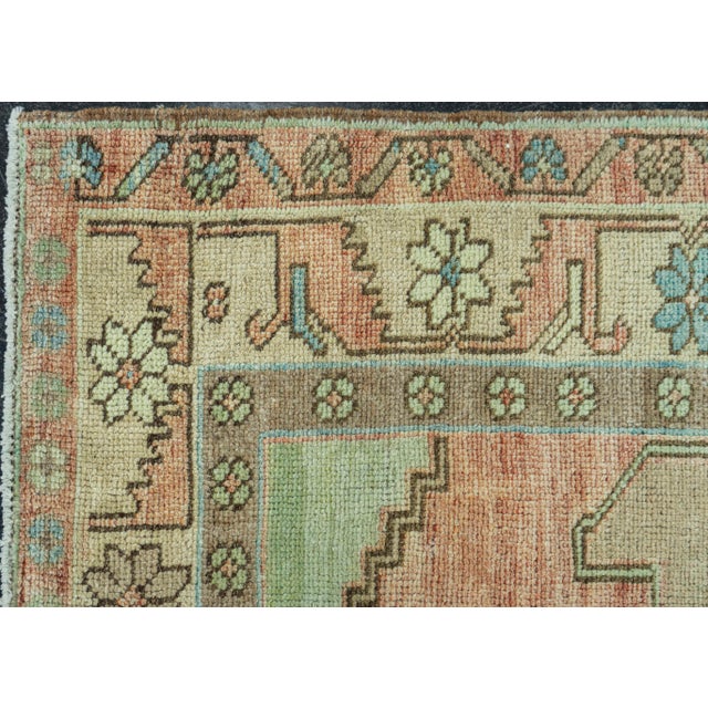 Early 21st Century Turkish Vintage Rug 3'9" x 5'4" #20787 For Sale - Image 5 of 8