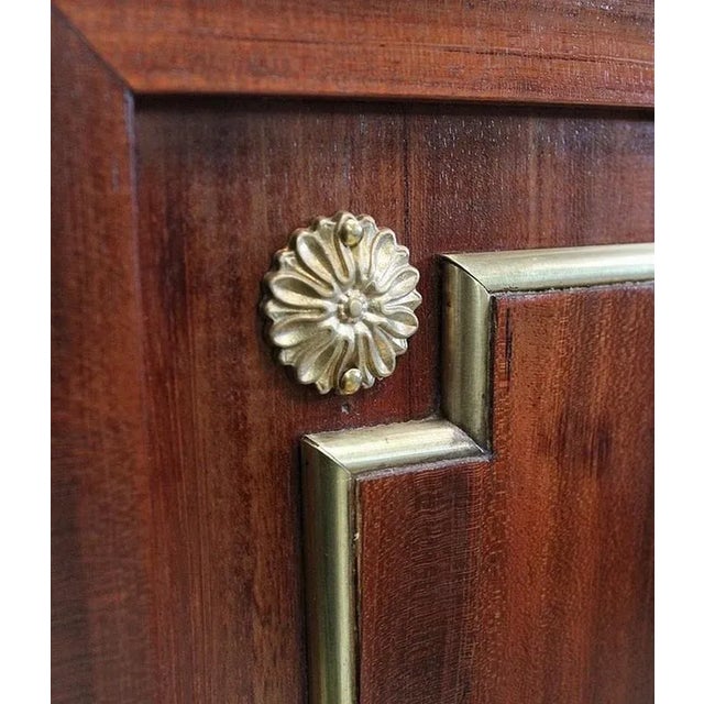 19th Century Louis XVI Style Mahogany Cabinet For Sale - Image 12 of 18