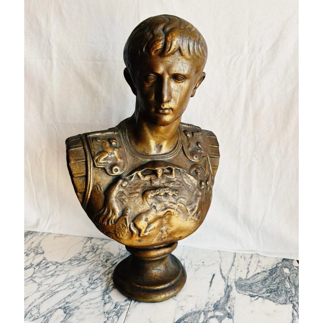 1970s Bust of Cesar Augustus For Sale - Image 13 of 13