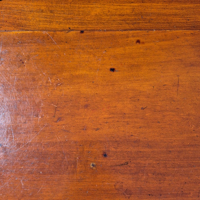 Circa 1930s Rustic Farmhouse Maple Cupboard Cabinet W/ Slant Front Desk For Sale - Image 12 of 14