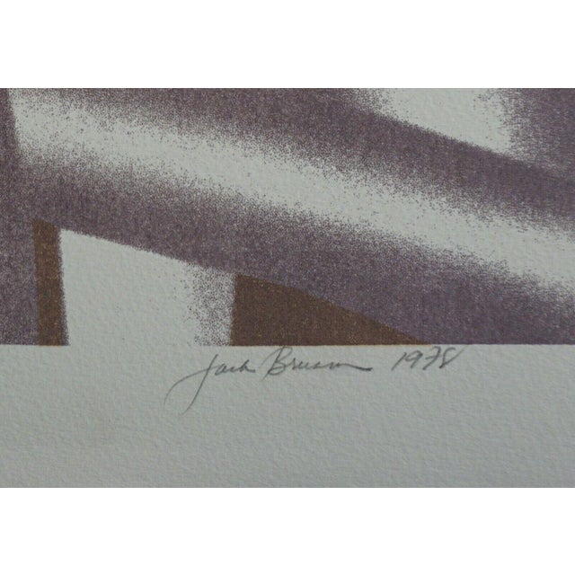 Contemporary Jack Brusca Pipes Hand Signed Serigraph For Sale - Image 3 of 4