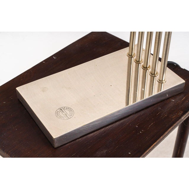 Art Deco Architectural Table Lamps by Marcel Breuer, France, 1920s, Set of 2 For Sale - Image 15 of 17