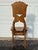 Late 19th Century Late 19th Century Green Man North Wind Black Forest Style Hand Carved Quarter Sawn Oak Chair For Sale - Image 5 of 10