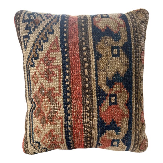 19th Custom Made Antique Malayer Neck Pillow 10.5" W For Sale