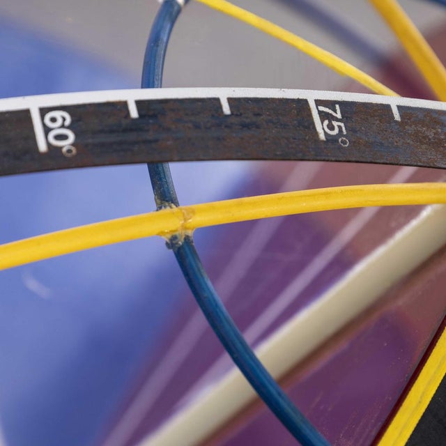 Red Earth Geography Rotating Teaching Globe, 1950 For Sale - Image 8 of 9