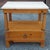 French Country Late 20th Century Pair of Milling Road for Baker Golden Pine and Travertine Top Side Tables For Sale - Image 3 of 12
