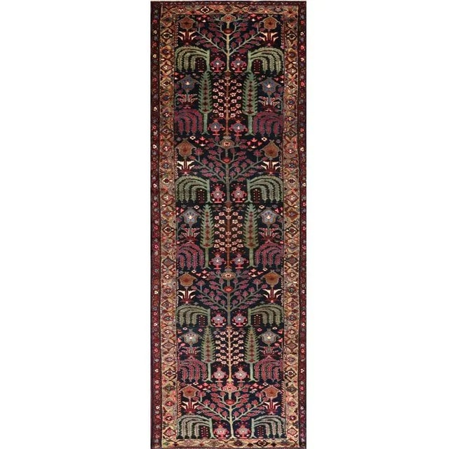 1950s Old Persian Lilian Runner Rug 3’3″ X 14’3″ For Sale - Image 12 of 12