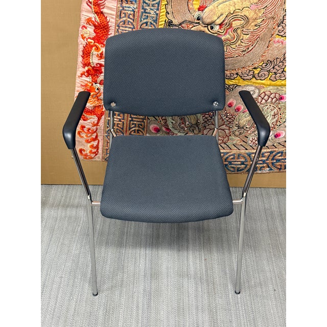 Hightower Modernist Stackable Arm Chair, Orange For Sale In San Francisco - Image 6 of 12