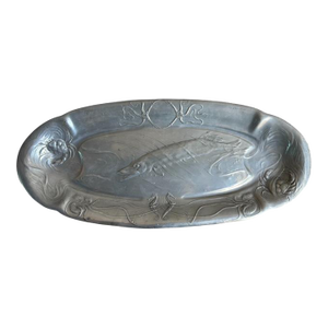 Early 1900s Kayserzinn Fish Platter Kaiserzinn Pewter