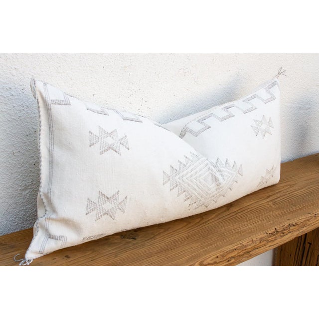 Snowdrift Star Oversized Lumbar Moroccan Pillow For Sale - Image 4 of 8