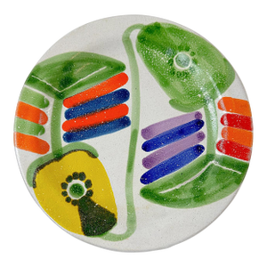 1960's DeSimone Italian Abstract Colorful Plate
