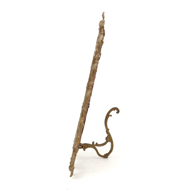 Traditional Vintage Carson’s Cast Bronze Foliage Picture Frame For Sale - Image 3 of 4