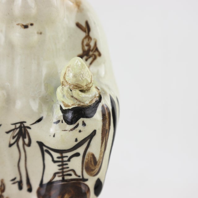 Vintage Chinese Porcelain Shou Lao Figurine – God of Longevity For Sale In New York - Image 6 of 12