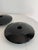 Pair of Royal Copenhagen Per Lütken Dark Green Glass Disk Candlesticks – Danish Modern – Original Boxes For Sale In New York - Image 6 of 9