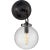 Katie Small Globe Sconce in Bronze with Seeded Glass Designer: Thomas O'Brien Height: 12.5" Extension: 9.75" Backplate:...