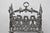 Victorian Vintage French Renaissance Victorian Style Cast Iron Magazine Rack With Cherubs For Sale - Image 3 of 15