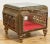 Vintage bass jewelry box perfect for keeping your trinkets and jewelry safe! Lid offers a filigree design handle and...