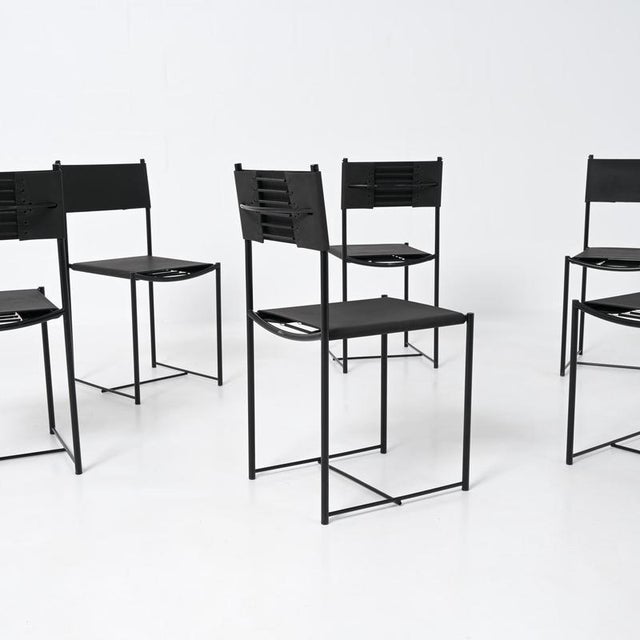 Spaghetti Chairs by G. Belotti for Alias, 1970s, Set of 6 For Sale - Image 18 of 18