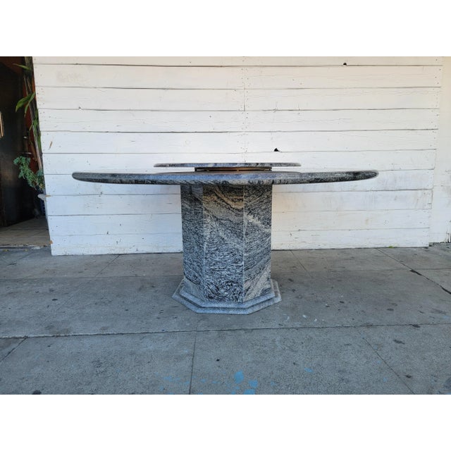 1970s Mid Century Modern Granite Dining Table For Sale - Image 18 of 18
