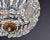 1940s Vintage Italian Crystal and Brass Basket Form Ceiling Fixture For Sale - Image 5 of 12
