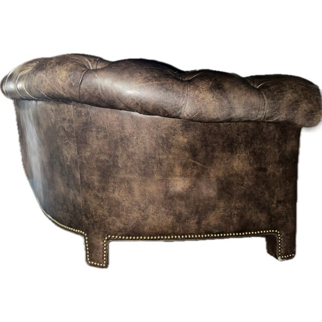 1960s Schafer Brothers Vintage Chesterfield Sofa - Mid-20th Century For Sale - Image 5 of 6