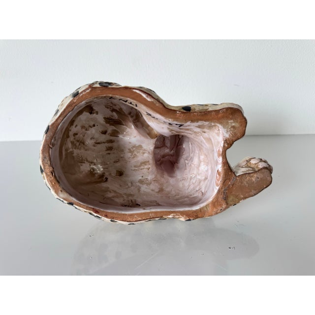 Italian Vintage Tiger Cub Decorative Figurines - A Pair For Sale - Image 10 of 11