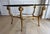 Spectacular Marge Carson 5-Legged Gilded Iron Cocktail Table With Original 1/2" Beveled Glass For Sale - Image 10 of 10