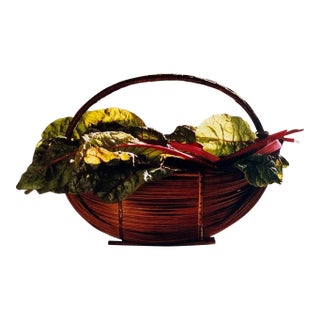 Peter C. Jones 1, Swiss Chard, Kitchen, Large Format Photo 24X20 Color Photograph Beach House RI, 2001 For Sale