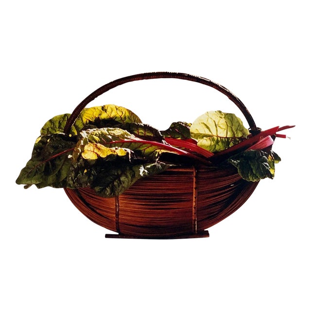 Peter C. Jones 1, Swiss Chard, Kitchen, Large Format Photo 24X20 Color Photograph Beach House RI, 2001 For Sale