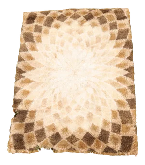 Space Age Rug with Psychedelic Decor, 1970s