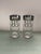 Glass Vintage “B” Silver Trimmed Monogrammed Tumblers- A Pair For Sale - Image 7 of 7