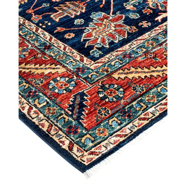 The rich textile tradition of western Africa inspired the Tribal collection of Hand-Knotted rugs. Incorporating a medley...