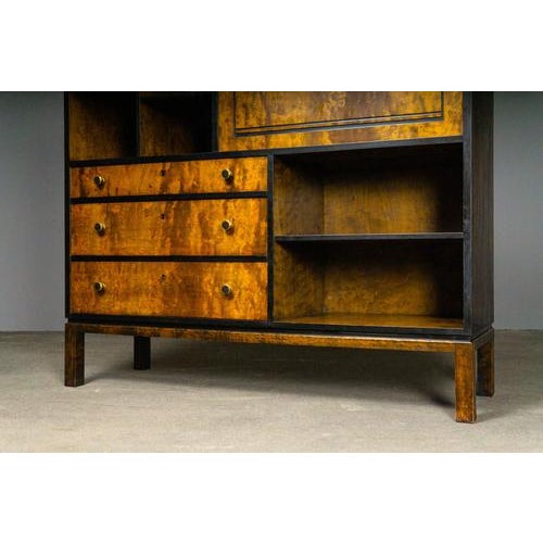 Art Deco Highboard in Birch For Sale - Image 14 of 18