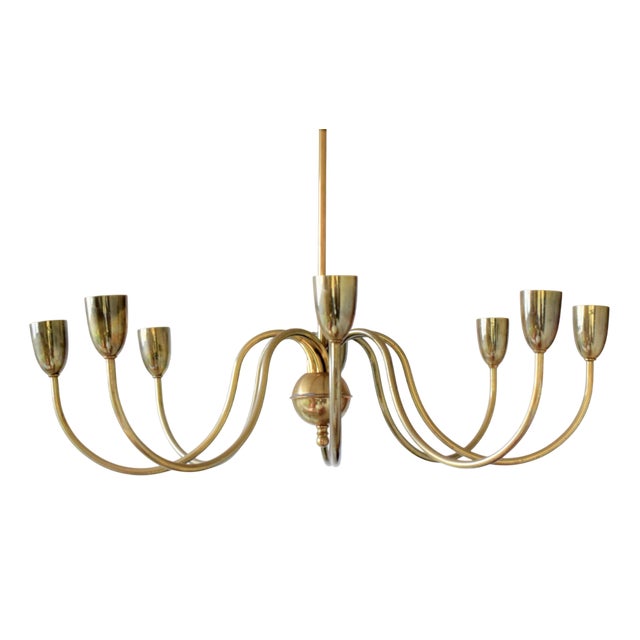 Large Viennese Modern Chandelier from Kalmar, 1930s For Sale