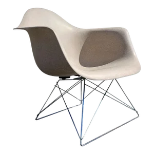 Mid-Century Modern Eames Lar Cats Cradle Armshell Lounge Chair