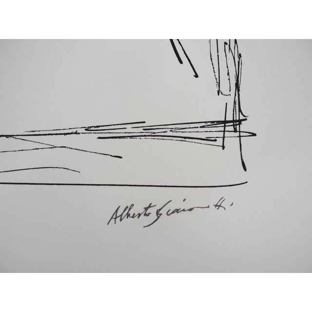 After Alberto Giacometti, Bust of a Man, Lithograph For Sale - Image 5 of 6