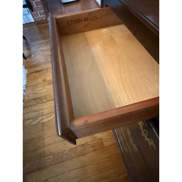Ethan Allen 1970s Ethan Allen Secretary/Hutch For Sale - Image 4 of 4