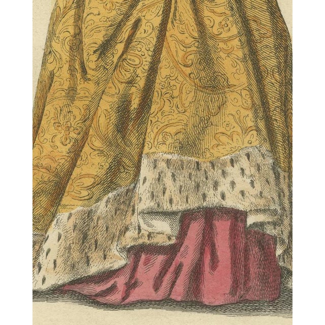 Jefferys, Elizabeth of York, Queen to Henry Vii in 1490, Jefferys Costume Plate, 1757, Engraving For Sale - Image 6 of 9